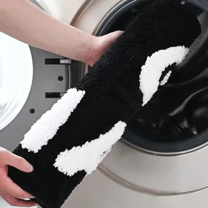 1PC Rainbow Bath Mat Soft Tufted Bathroom Rugs Bathtub Mat Entrance Doormat Living Room Apartment Home Decor Floor Carpets 바닥 깔개