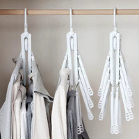 Multi-Function Folding Clothes Hanger Travel Drying Rack Home Non-Slip Windproof Drying Rack Shirt Storage Rack Closet Organizer