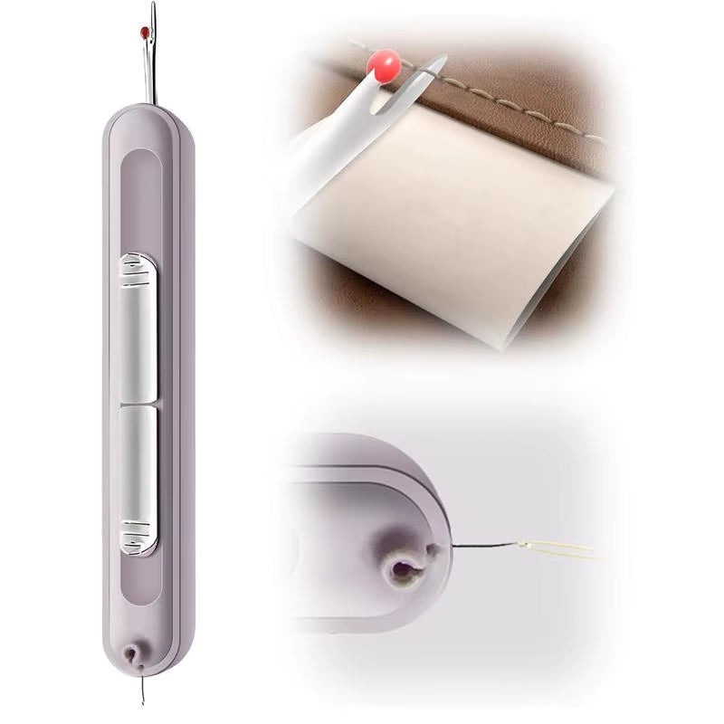 2 in 1 Upgraded Seam Ripper Needle Threader Seam Ripper Double End Design Colorful Sewing Needle Thread Unpicker Sewing Tools