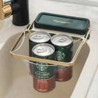 Triangular Sink Filter Strainer Drainer Mesh Bag Basket Vegetable Fruit Drain Suction Cup Rack Hanging Garbage Shelf for Kitchen