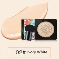 Mushroom Head Air Cushion, CC Cream Natural Moisturizing Foundation Concealer Whitening Oil-Control Makeup Cosmetics BB Cream