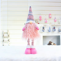 Christmas New Products Telescopic Pole Faceless Doll Window Christmas Decoration Supplies