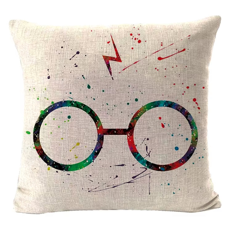 Magic World Hat Pillow Case Magic Dwarf Cup Pillowcase 40X40 Cm Boy Girl Kid Gift Room Aesthetics Sofa Pillow Cover Decorative
