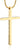 Philippians 4:13 Cross Pendant STRENGTH Bible Verse Stainless Steel Necklace