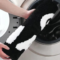 1PC Rainbow Bath Mat Soft Tufted Bathroom Rugs Bathtub Mat Entrance Doormat Living Room Apartment Home Decor Floor Carpets 바닥 깔개