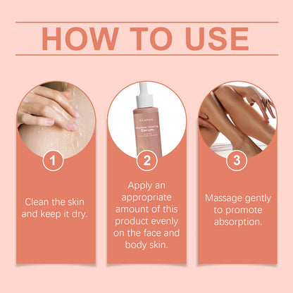 Herbal Sunless Tanning Lotion Serum Promote Melanin Production Natural Bronzer Darker against Sunburn Self Tanner Drops Liquid