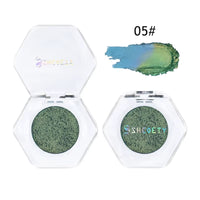 12 Colors Chameleon Glitter Eyeshadow Long Lasting Pearlescent Glitter Shimmer Eye Shadow Colorful Eye Makeup Tint Cosmetics