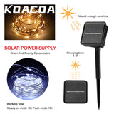 Solar LED copper light