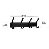 Rose Gold Bathroon Hook 3 4 5 6 Adhesive Aluminum Lavatory Kitchen Key Coat Robe Towel Holder Door Wall Hooks Black Storage Hang