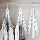 Multi-Function Folding Clothes Hanger Travel Drying Rack Home Non-Slip Windproof Drying Rack Shirt Storage Rack Closet Organizer