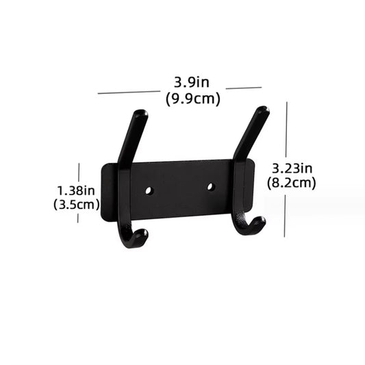 Rose Gold Bathroon Hook 3 4 5 6 Adhesive Aluminum Lavatory Kitchen Key Coat Robe Towel Holder Door Wall Hooks Black Storage Hang