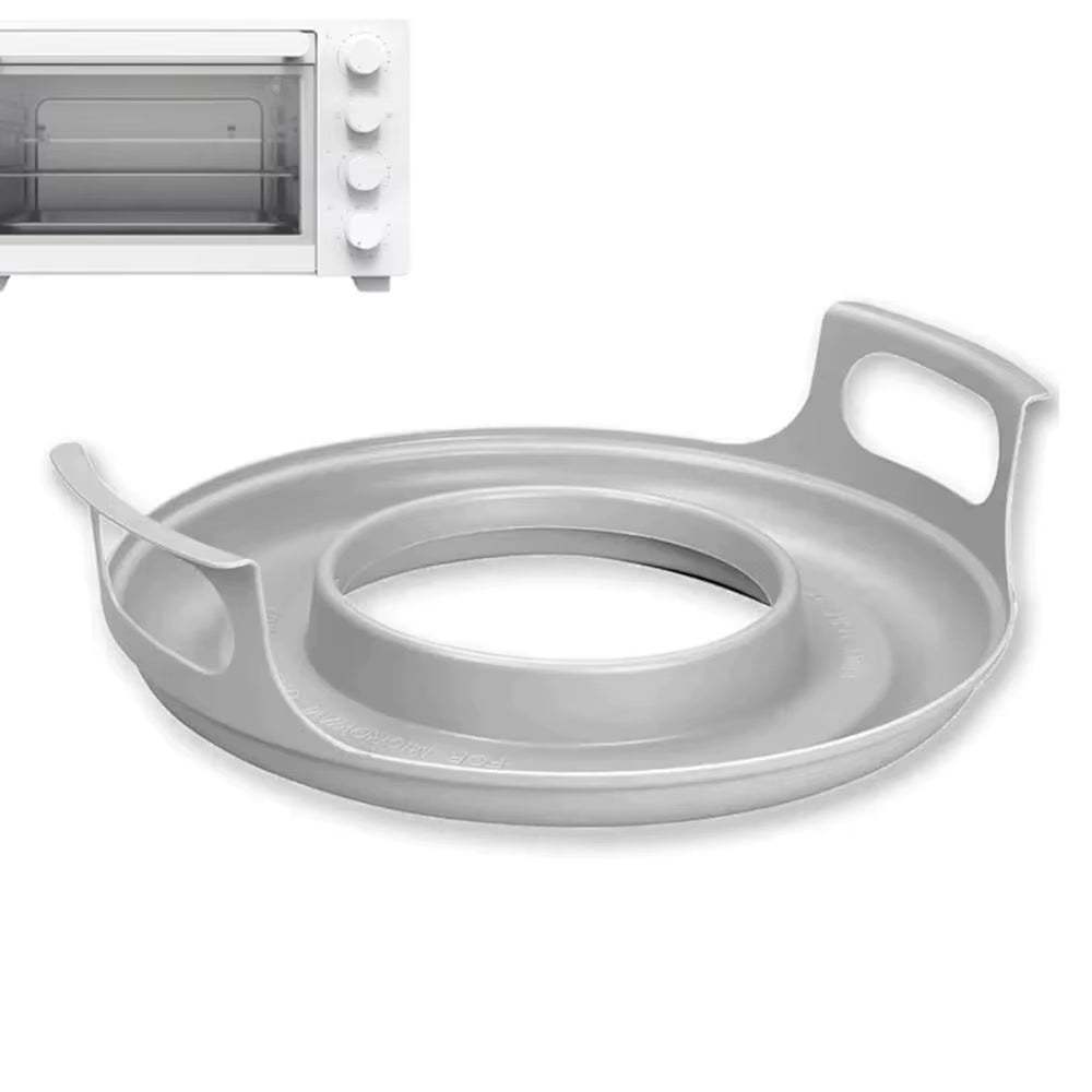 Easy to Clean Microwave Plate Tray Durable PP Anti-Deformed Steam Holder for Bowls, Kitchen Plate Microwave Plates Holder