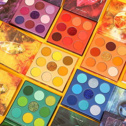 Eyeshadow Palette 54Colors Gemstone Eye Shadow Palette Highly Pigmented Mattes Glitter Shimmers Smokey Cream Powder Blendable Long Lasting Waterproof Colorful Professional Makeup Palette
