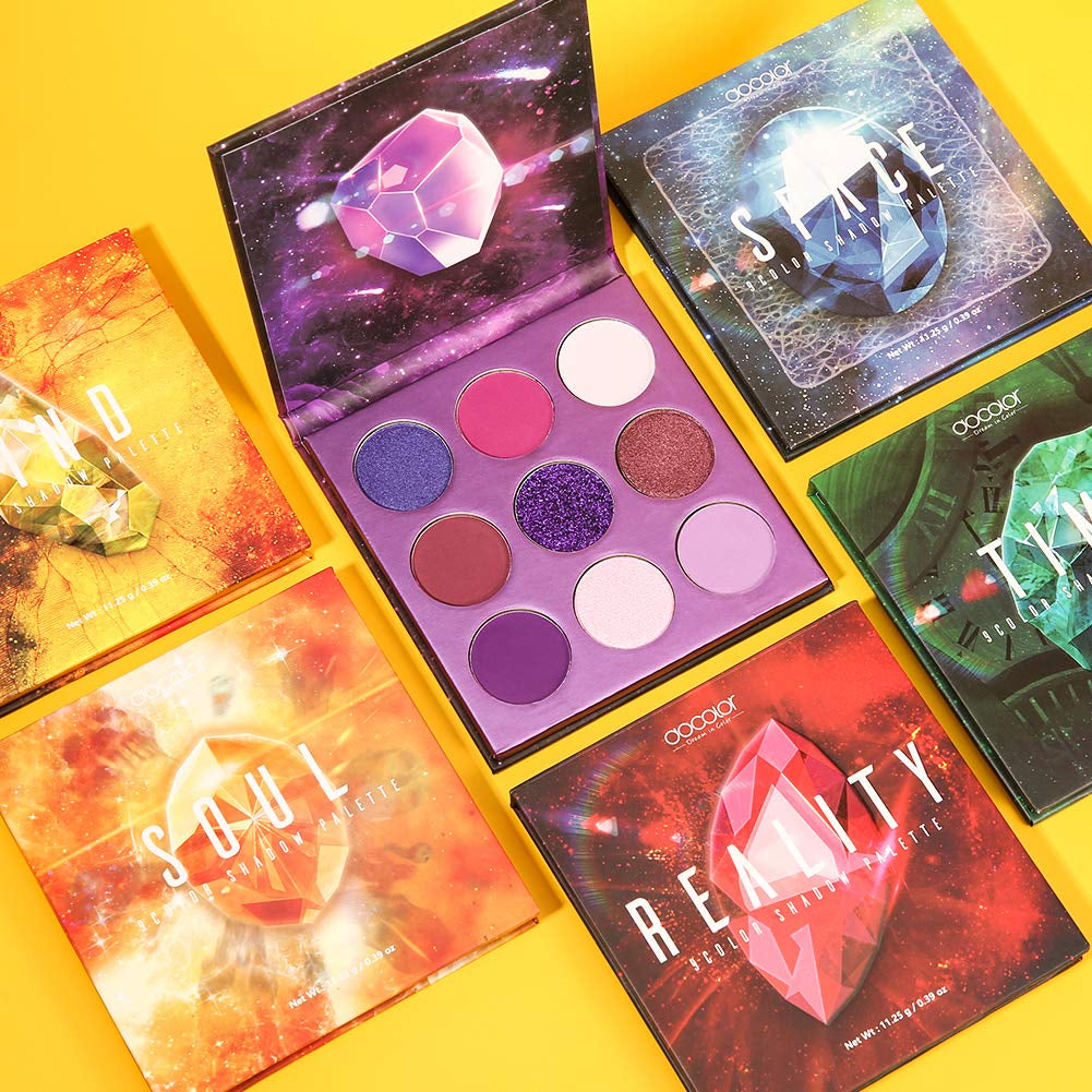 Eyeshadow Palette 54Colors Gemstone Eye Shadow Palette Highly Pigmented Mattes Glitter Shimmers Smokey Cream Powder Blendable Long Lasting Waterproof Colorful Professional Makeup Palette