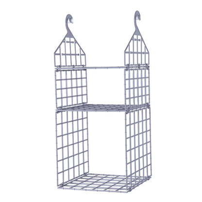 Foldable Hanging Closet Organisers Pajamas Coats Sweaters Sturdy Durable Towels Layered Storage Basket , 2/3/4/5 Tier
