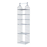 Foldable Hanging Closet Organisers Pajamas Coats Sweaters Sturdy Durable Towels Layered Storage Basket , 2/3/4/5 Tier
