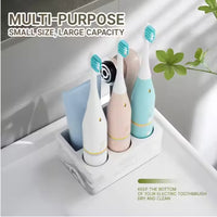 Toothpaste Holder Bathroom Counter Organizer For Electric Toothbrushes For Home Hotel