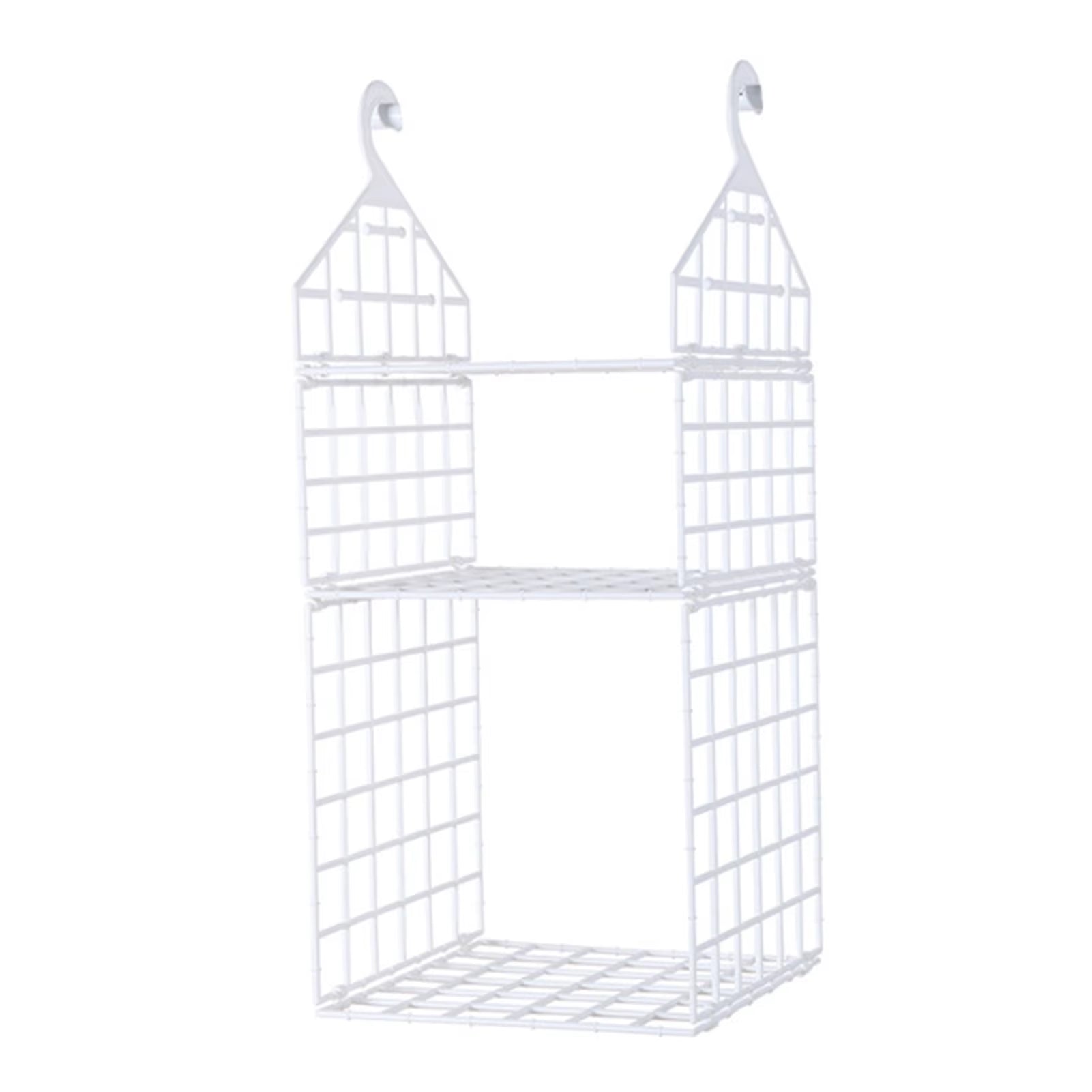 Foldable Hanging Closet Organisers Pajamas Coats Sweaters Sturdy Durable Towels Layered Storage Basket , 2/3/4/5 Tier