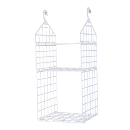 Foldable Hanging Closet Organisers Pajamas Coats Sweaters Sturdy Durable Towels Layered Storage Basket , 2/3/4/5 Tier