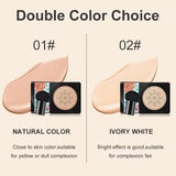 Mushroom Head Air Cushion, CC Cream Natural Moisturizing Foundation Concealer Whitening Oil-Control Makeup Cosmetics BB Cream