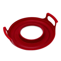 Easy to Clean Microwave Plate Tray Durable PP Anti-Deformed Steam Holder for Bowls, Kitchen Plate Microwave Plates Holder