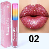 Diamond Shinny Lip Gloss Lips Makeup Cosmetics Glitter Liquid Lipstick Shimmer Matte Maquiagem Mate Batom Lipgloss