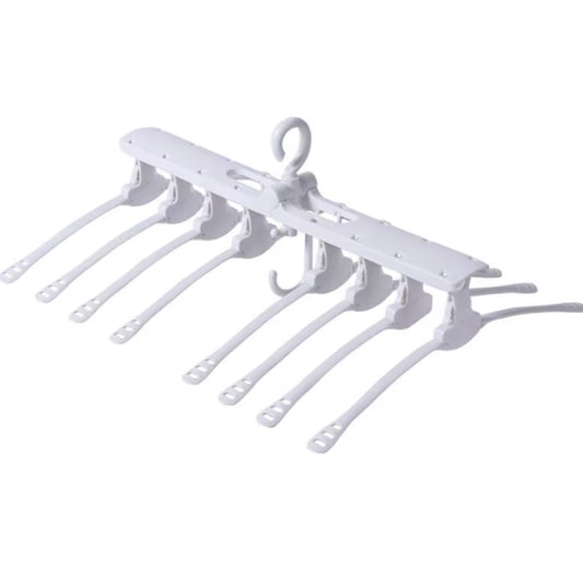 Multi-Function Folding Clothes Hanger Travel Drying Rack Home Non-Slip Windproof Drying Rack Shirt Storage Rack Closet Organizer