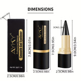 Matte Glitter Waterproof Eyeliner Stick Smudge Proof Black Single Head Solid Eyeliner Balm
