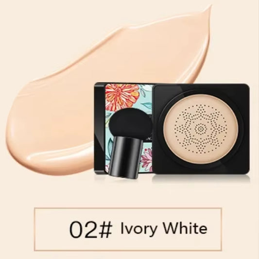 Mushroom Head Air Cushion, CC Cream Natural Moisturizing Foundation Concealer Whitening Oil-Control Makeup Cosmetics BB Cream