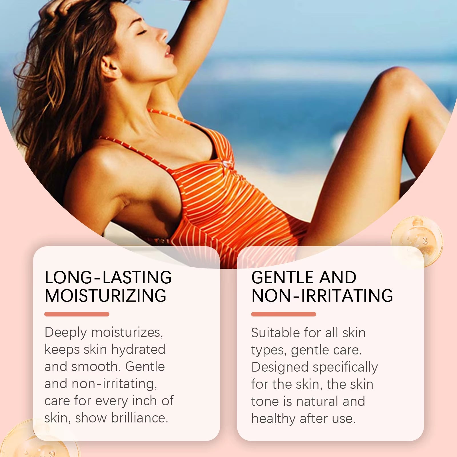Herbal Sunless Tanning Lotion Serum Promote Melanin Production Natural Bronzer Darker against Sunburn Self Tanner Drops Liquid