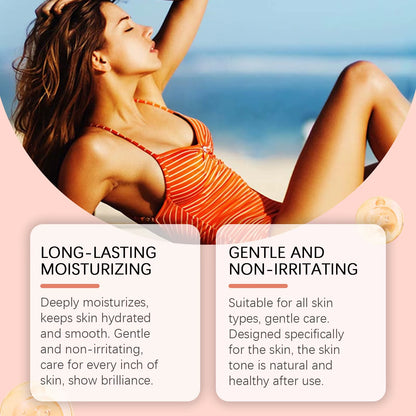 Herbal Sunless Tanning Lotion Serum Promote Melanin Production Natural Bronzer Darker against Sunburn Self Tanner Drops Liquid