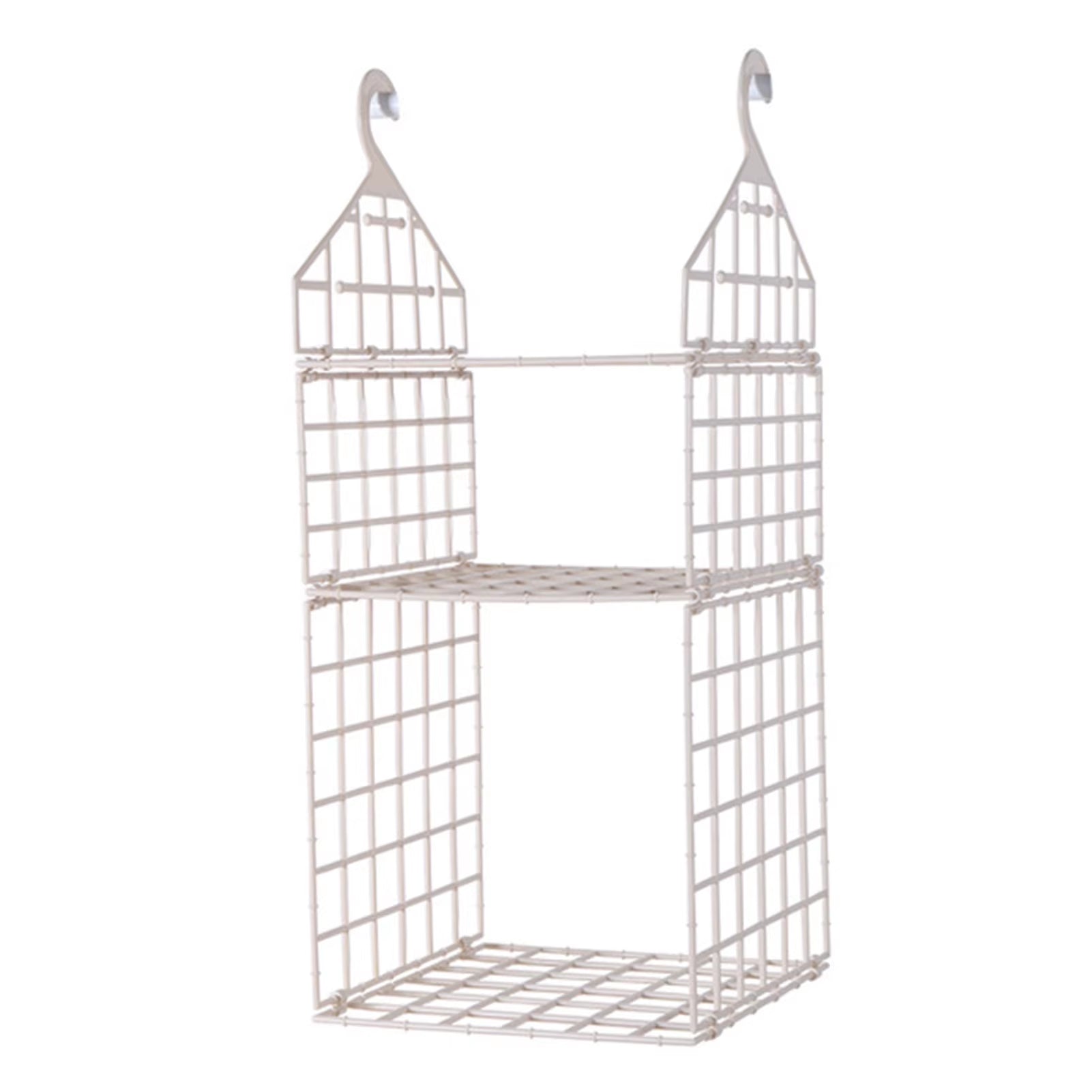 Foldable Hanging Closet Organisers Pajamas Coats Sweaters Sturdy Durable Towels Layered Storage Basket , 2/3/4/5 Tier