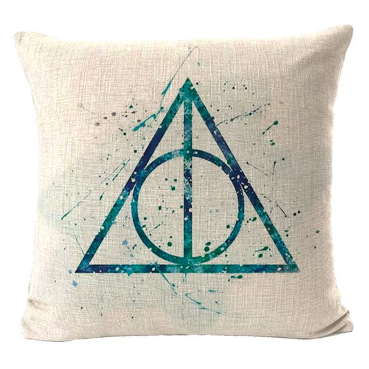 Magic World Hat Pillow Case Magic Dwarf Cup Pillowcase 40X40 Cm Boy Girl Kid Gift Room Aesthetics Sofa Pillow Cover Decorative
