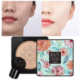 Mushroom Head Air Cushion, CC Cream Natural Moisturizing Foundation Concealer Whitening Oil-Control Makeup Cosmetics BB Cream