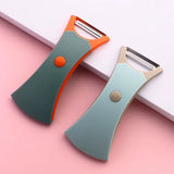 2 In1 Stainless Steel Multi-Function Potato Peeler Fruit Vegetable Chopper Mini Spud Slicer Grater Shredder Dual-Purpose Peeler