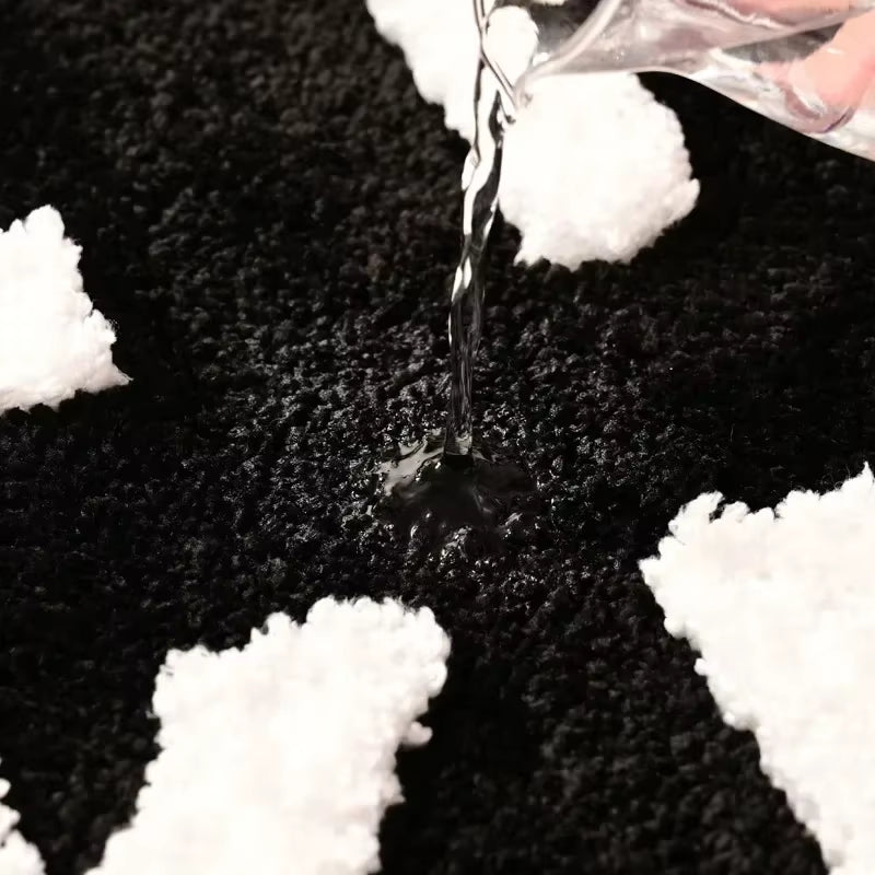 1PC Rainbow Bath Mat Soft Tufted Bathroom Rugs Bathtub Mat Entrance Doormat Living Room Apartment Home Decor Floor Carpets 바닥 깔개