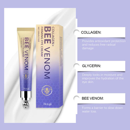 Effective Moisturizing for the Eye Area, Daily Care, Radiant Skin, and Application of Bee Venom Eye Cream