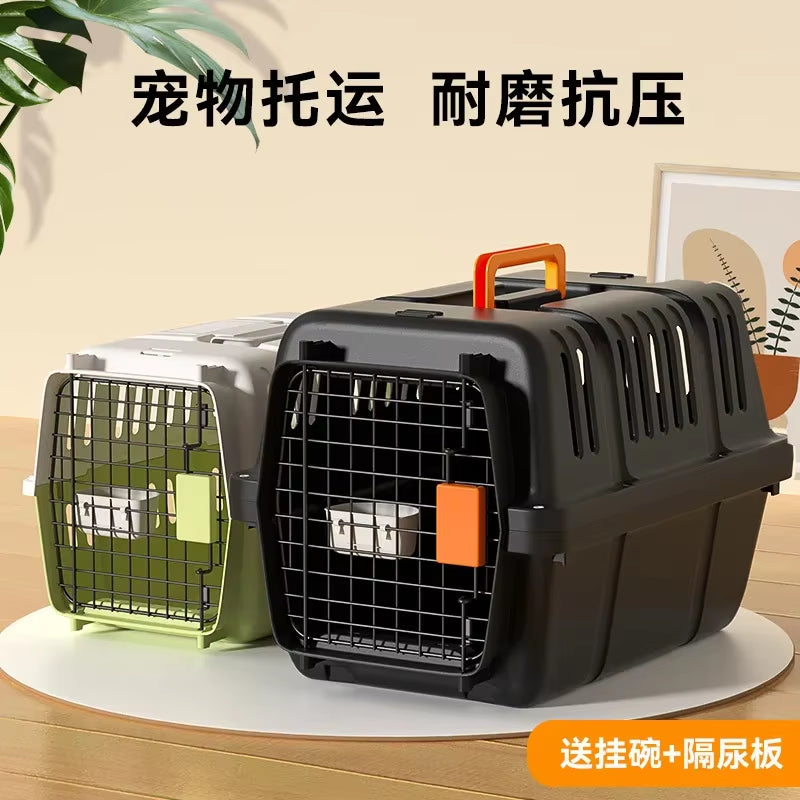 Air Box Cat Check Box Out Portable Car Dog Cage Medium and Small Dogs and Cats Pets