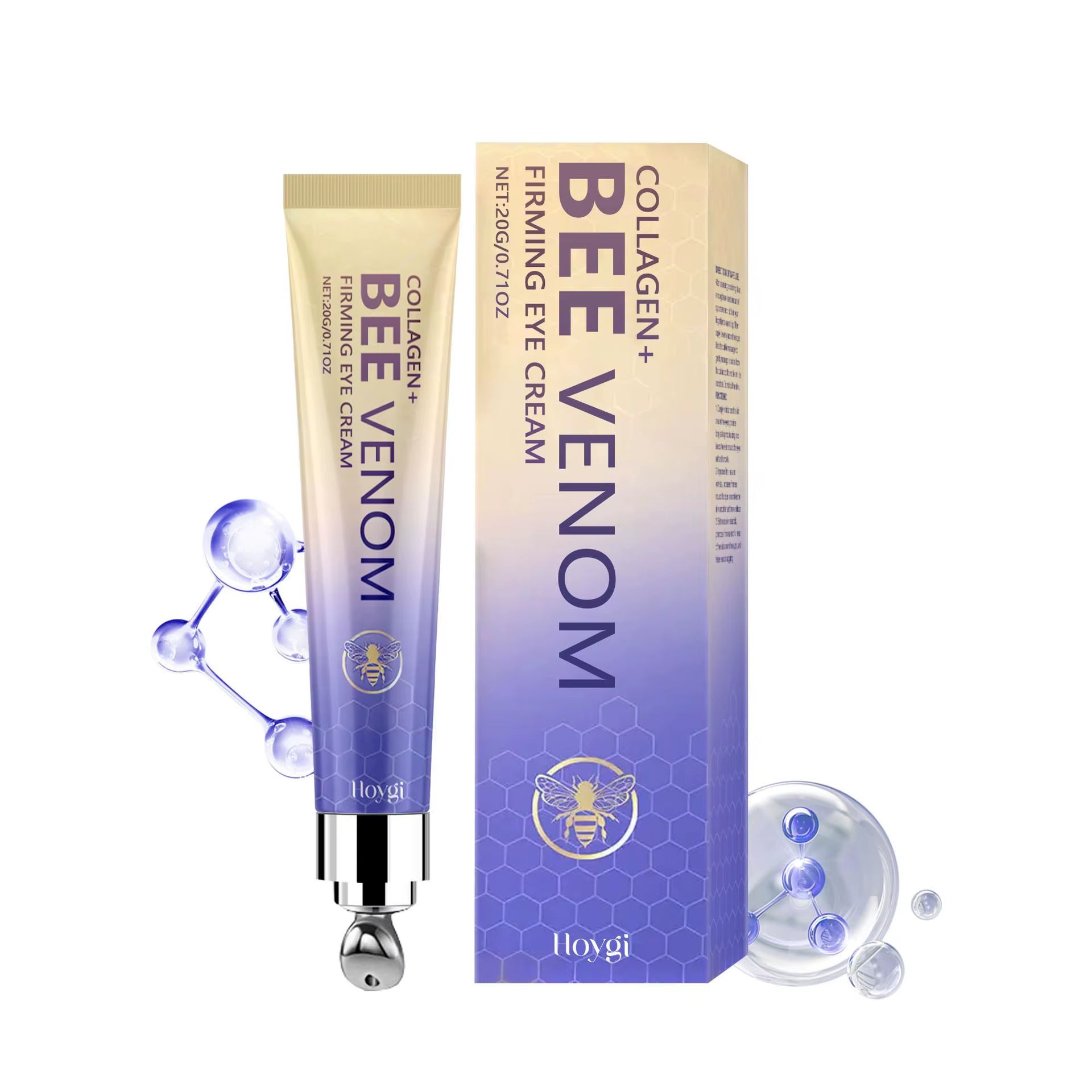 Effective Moisturizing for the Eye Area, Daily Care, Radiant Skin, and Application of Bee Venom Eye Cream