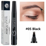 4 Point Eyebrow Pencil Maquillajes Para Mujer Waterproof Liquid Eyebrow Pen Makeup Long Lasting Makeup Microblade Brow Pencil