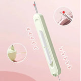 2 in 1 Upgraded Seam Ripper Needle Threader Seam Ripper Double End Design Colorful Sewing Needle Thread Unpicker Sewing Tools