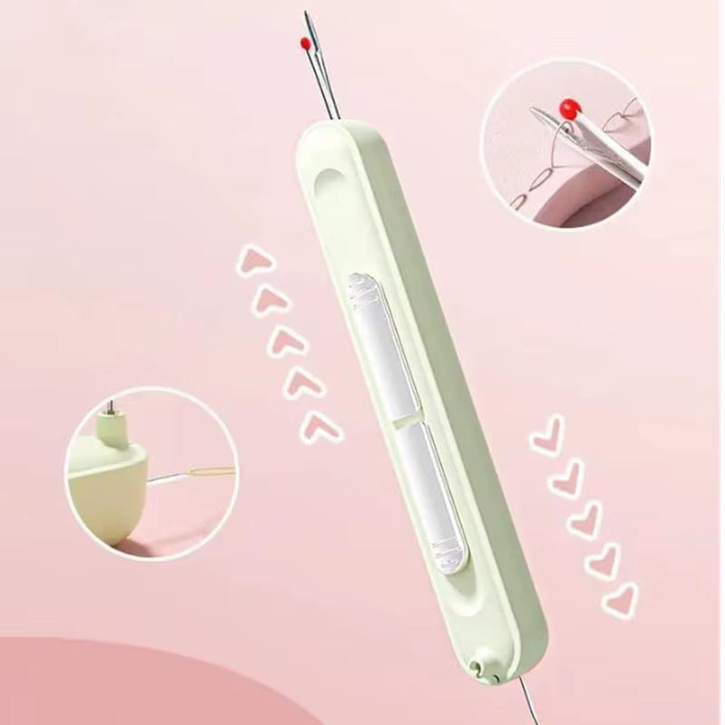 2 in 1 Upgraded Seam Ripper Needle Threader Seam Ripper Double End Design Colorful Sewing Needle Thread Unpicker Sewing Tools