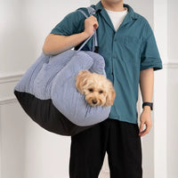 Travel Booster Car Seat – Cozy, Secure, and Stylish for Every Pet Adventure!