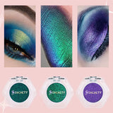 12 Colors Chameleon Glitter Eyeshadow Long Lasting Pearlescent Glitter Shimmer Eye Shadow Colorful Eye Makeup Tint Cosmetics