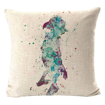 Magic World Hat Pillow Case Magic Dwarf Cup Pillowcase 40X40 Cm Boy Girl Kid Gift Room Aesthetics Sofa Pillow Cover Decorative