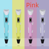 The Factory Directly Supplies The Second Generation 3D Printing Pen 3D Pen Children'S Three-Dimensional Painting Pen Children'S Gift Usb