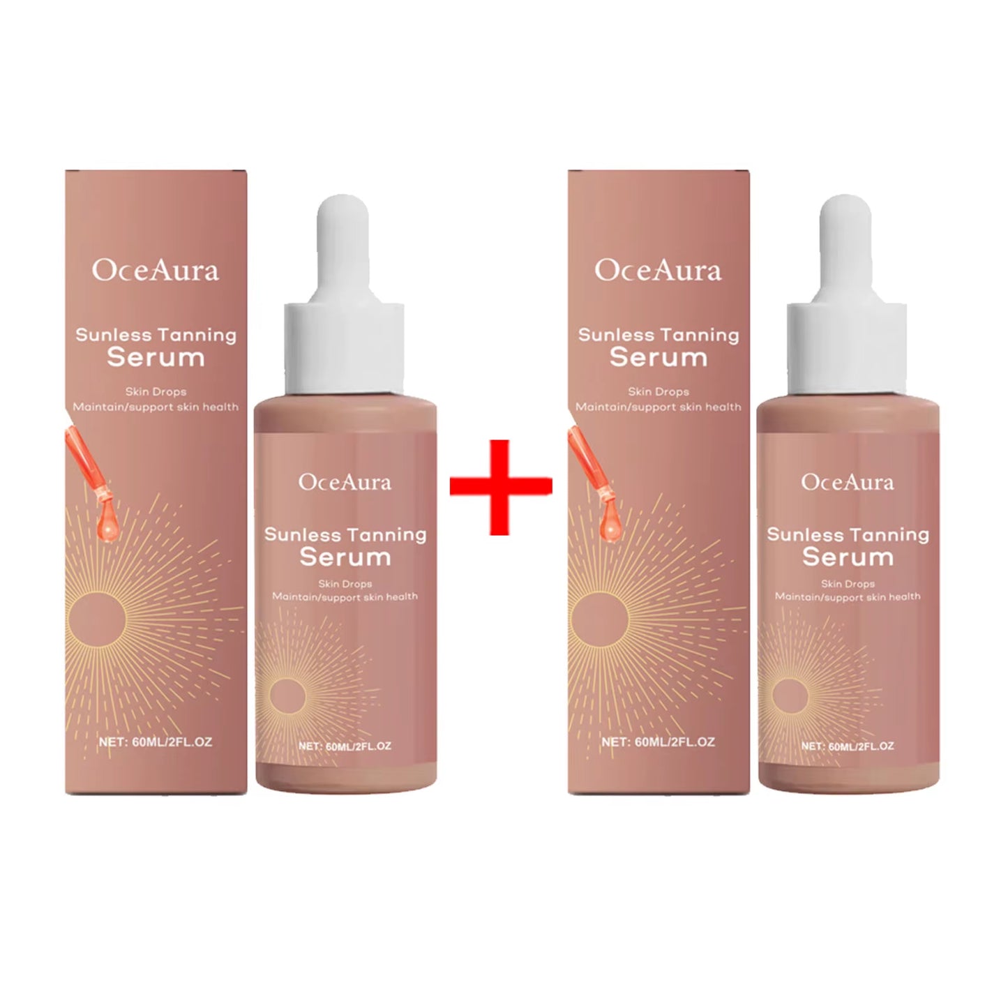Herbal Sunless Tanning Lotion Serum Promote Melanin Production Natural Bronzer Darker against Sunburn Self Tanner Drops Liquid