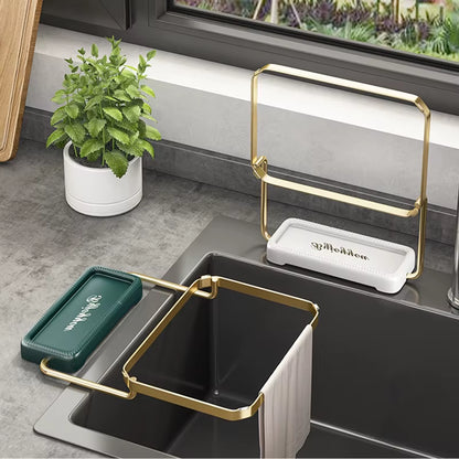 Triangular Sink Filter Strainer Drainer Mesh Bag Basket Vegetable Fruit Drain Suction Cup Rack Hanging Garbage Shelf for Kitchen
