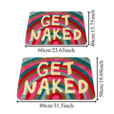 1PC Rainbow Bath Mat Soft Tufted Bathroom Rugs Bathtub Mat Entrance Doormat Living Room Apartment Home Decor Floor Carpets 바닥 깔개